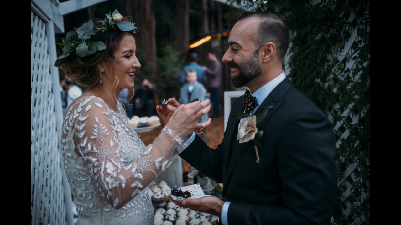 Azilee and Loren get married at The Guild, Felton CA - YouTube