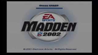 Madden NFL 2002 Title Screen & Intro (GCN)