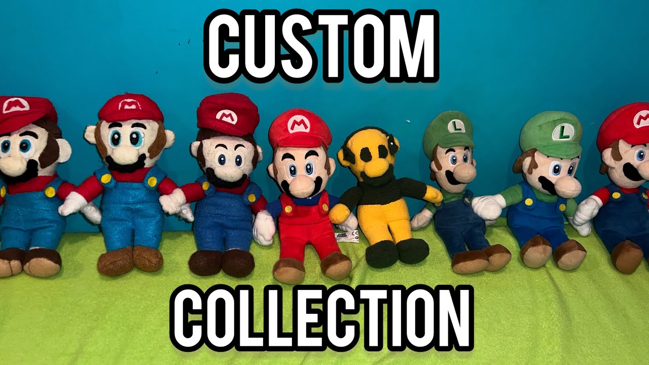 CUSTOM SUPER MARIO PLUSH COLLECTION #supermario #diy #custom #plush # ...