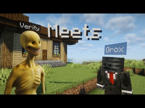 Grox Joins Minecraft And Meets With Verity... ☠️ | Grox X Verity (4k)