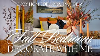 COZY FALL BEDROOM DECORATE WITH ME - 2023 | Home Decorating Inspiration \& Décor Ideas