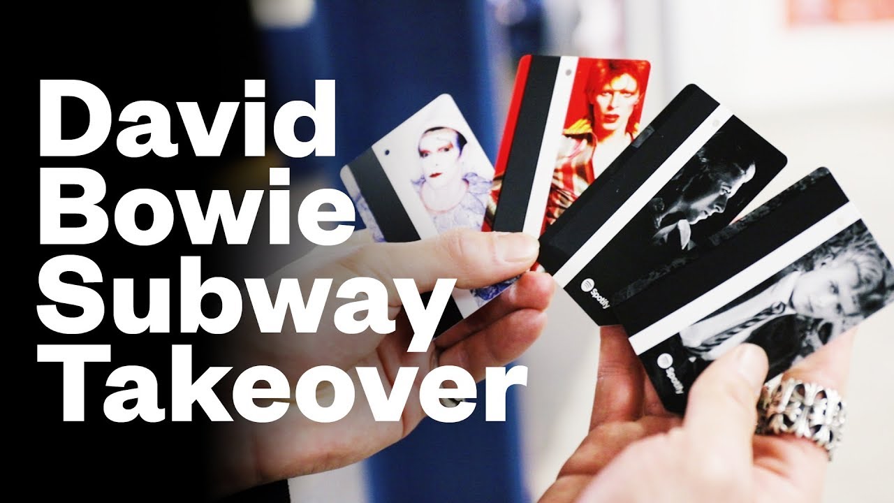 Amazing subway station art install!