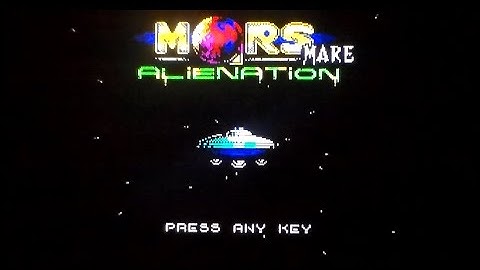 Marsmare Alienation on ZX Spectrum (Homebrew 2020)