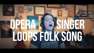 Classically Trained Opera Singer Loops Voice & Improvises on Whistle Tones