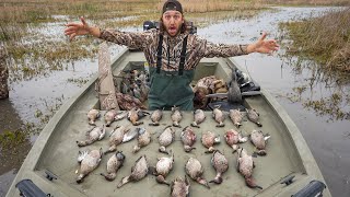 Public Land 5 Man Limit on the Baddest Duck Boat Ever!!