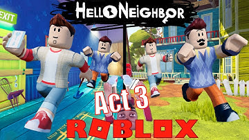 Hello Neighbor But in Roblox#2