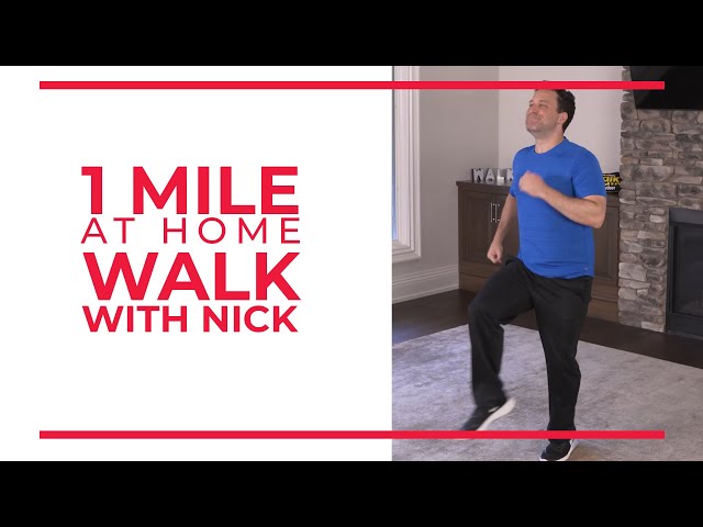 1 Mile At Home Walk with Nick | Walking Workout class=