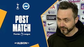 De Zerbi: Some Situations Were Very Clear