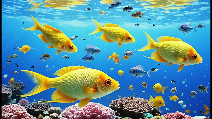 The Colors of the Ocean 8K ULTRA HD - The Best 8K Sea Animals for Relaxation & Calming Music