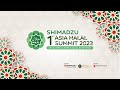 Shimadzu 1st asia halal summit 2023