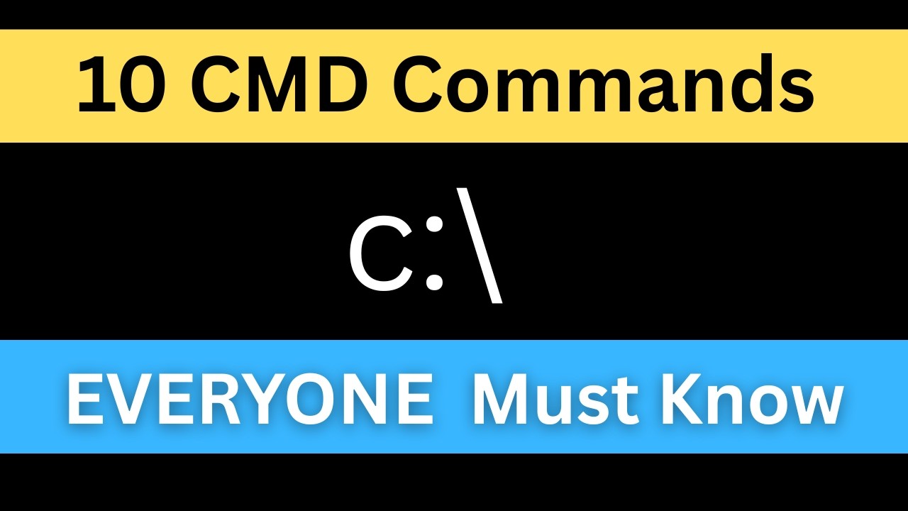 10 Basic Windows CMD Commands Every Beginner Must Know | Step-by-Step ...