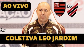 COLETIVA LEONARDO JARDIM - FLAMENGO X ATHLETICO PR - PÓS JOGO FLAMENGO