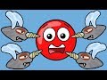 Новый КРАСНЫЙ ШАР #9. 24-26 УРОВНИ. Мультик ИГРА New Red Ball 2