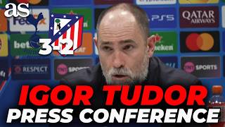 TUDOR press conference after TOTTENHAM 3 - ATLÉTICO DE MADRID 2 | CHAMPIONS LEAGUE