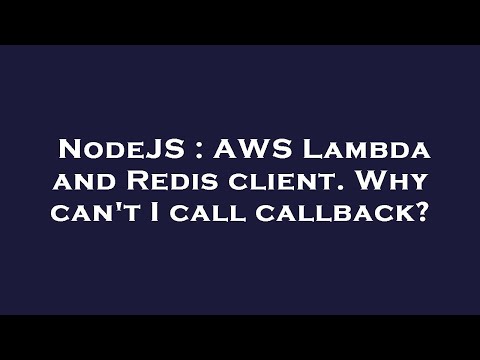 NodeJS : AWS
