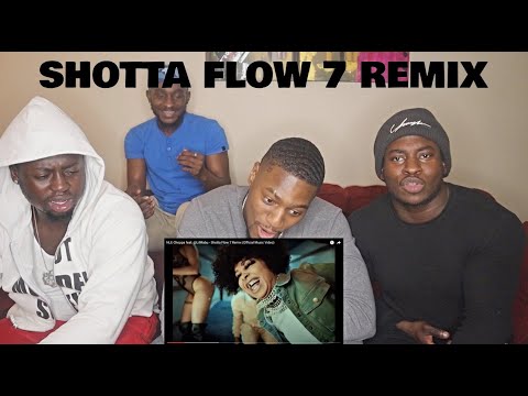 "NLE CHOPPA FT. LIL MABU" SHOTTA FLOW 7 REMIX REACTION VIDEO