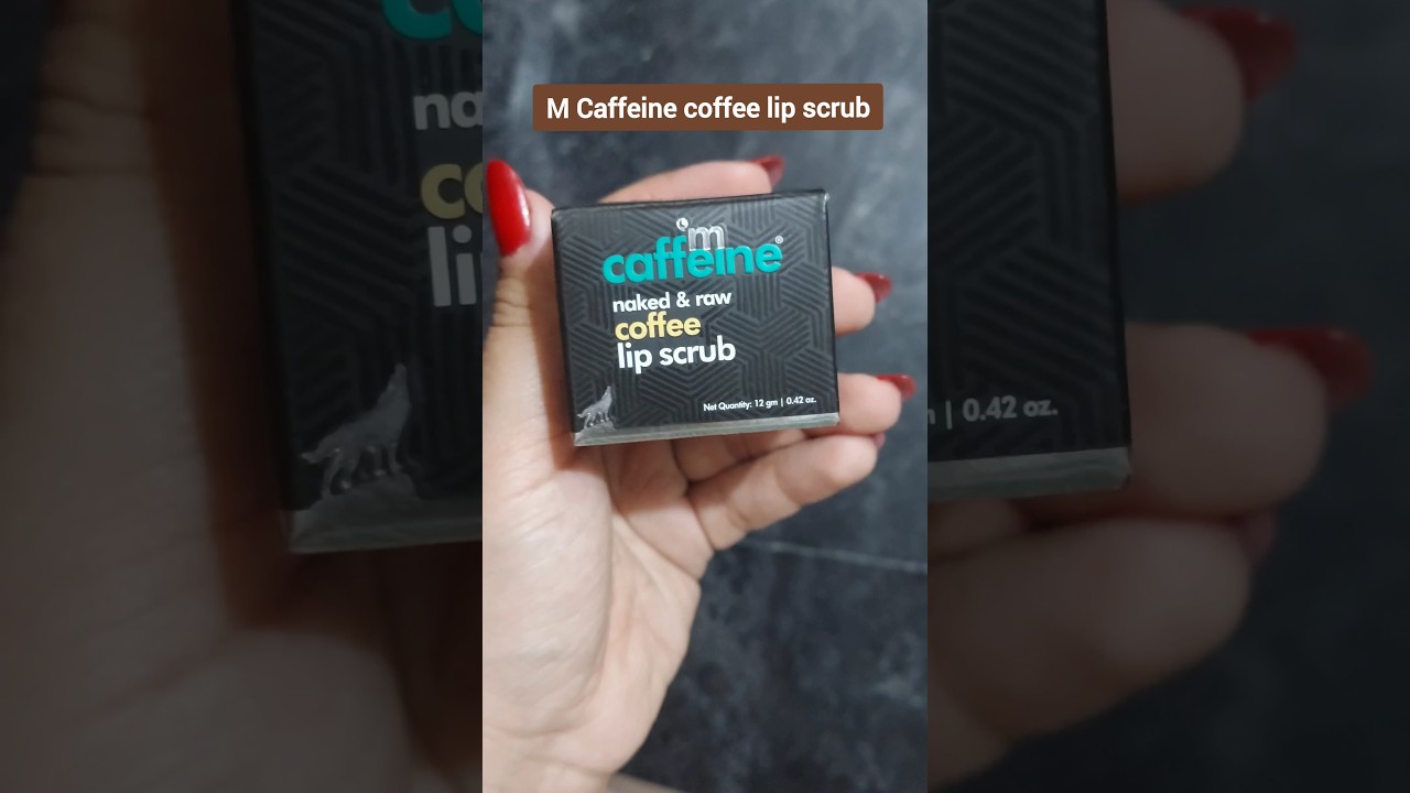 M Caffeine coffee lip scrub/ Dry chapped and pigmented lips 