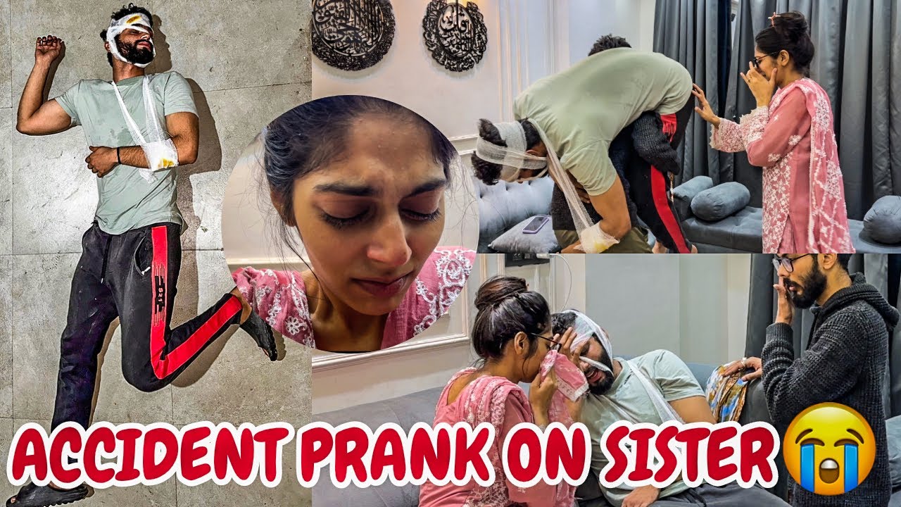 ACCIDENT PRANK ON SISTER😨| HUDA API PAR LAST PRANK | SHADI KI DATE AAGE KARO | AALTU FALTU |