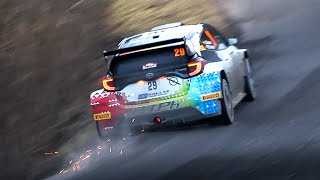 Toyota Gr Yaris Rally2 At Wrc Monte-Carlo 2024: Starts, 3-Cylinder Turbo & Anti-Lag Sound!