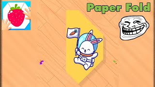 paper fold 🍨 levels all 75 | paper fold game music screenshot 4