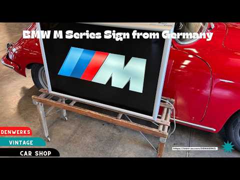 Illuminated BMW M Series Sign Denwerks Automobilia BMW M3 M5 M Sport BMW Racing