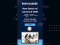 Master Advanced MME with Rahul Sir at RSg Classes: New Batch for Eco (H) 3rd Sem!