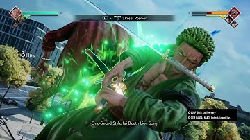 JUMPFORCE Luffy and Zoro combo 98%