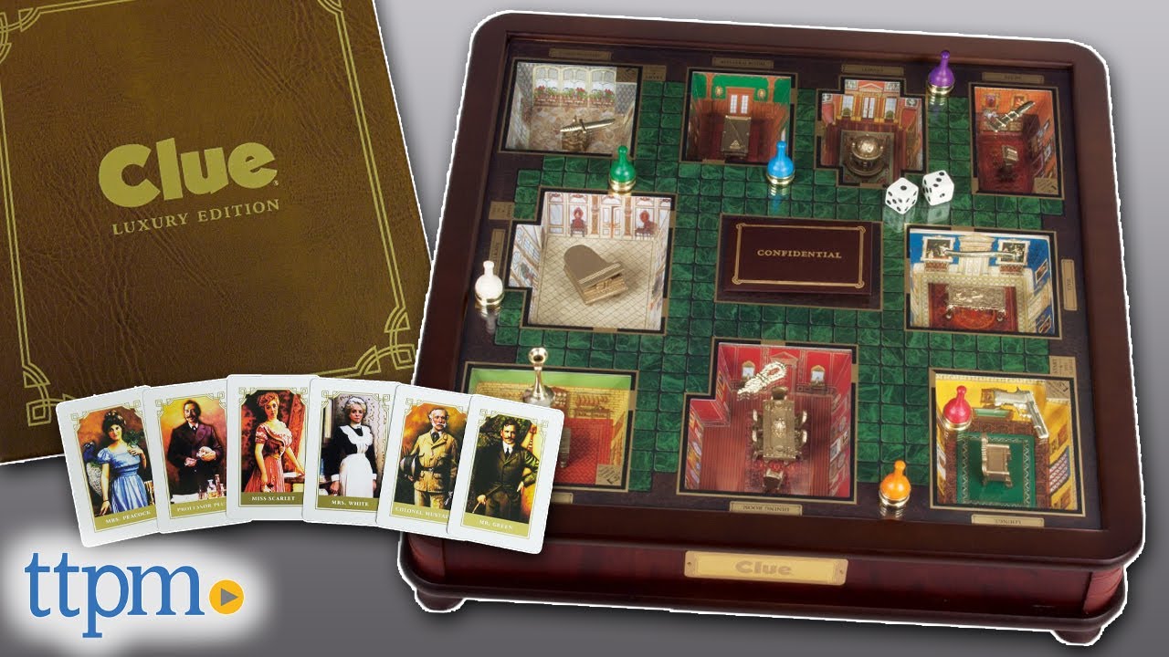 High-End 3D Mystery Games : Hasbro Clue Luxury Edition