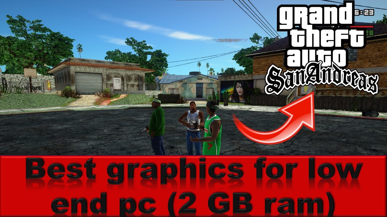 GTA San Andreas Graphics MOD For LOW END PC | 1000% WORKING - YouTube
