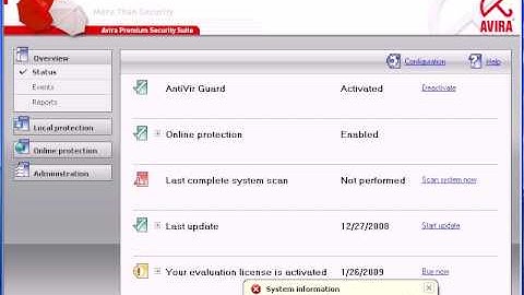 Avira AntiVir Premium Security Suite Detection and Removal Tests Part 2