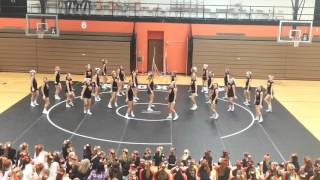 2015 BHS Sideline Varsity Cheer Show Off