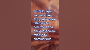 mth100 mid term current paper 2025