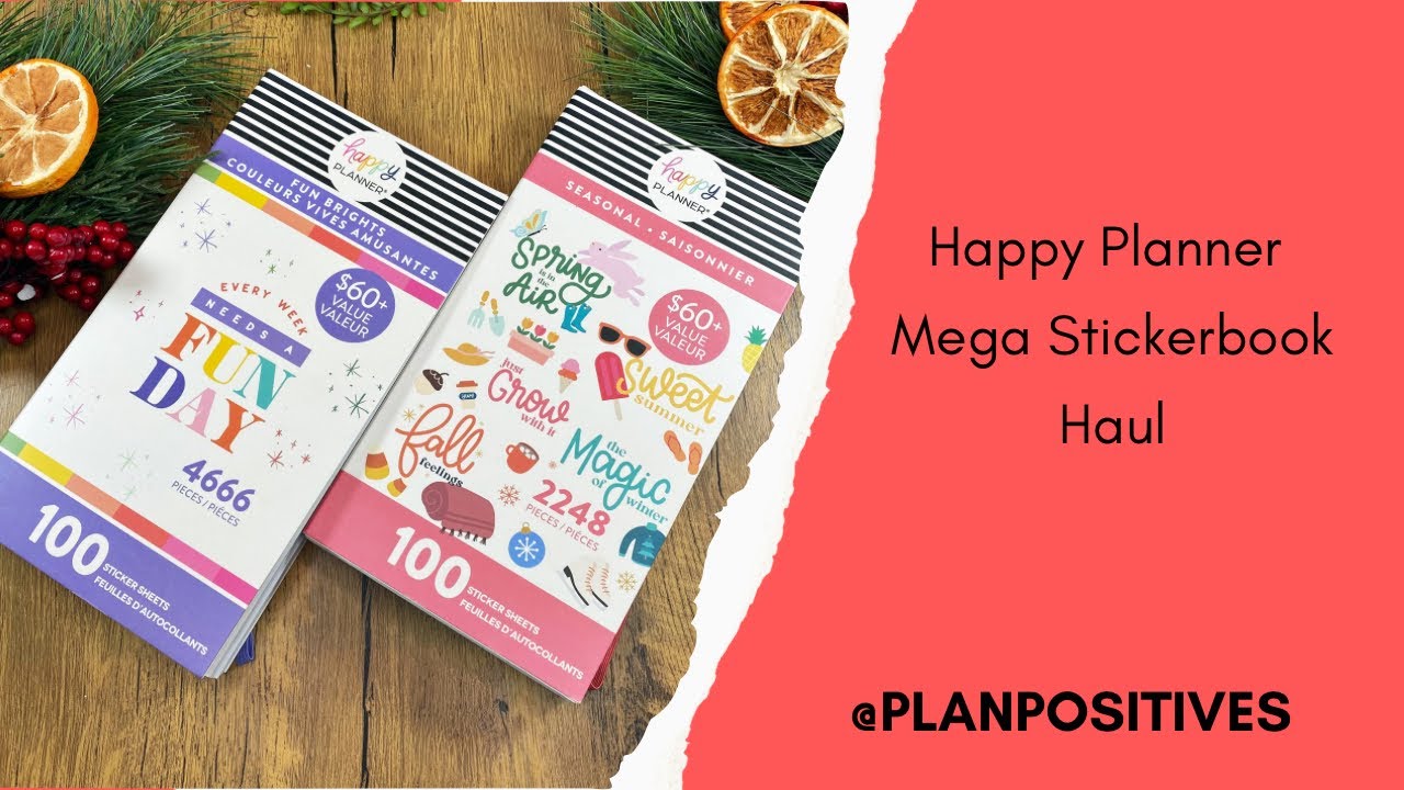 Happy Planner Mega Stickerbook Haul