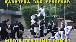 DEMO KARATE DAN SILAT...MERIAHKAN HUT POMAL KE 78....WIJNA WIRA WIDHAYAKA