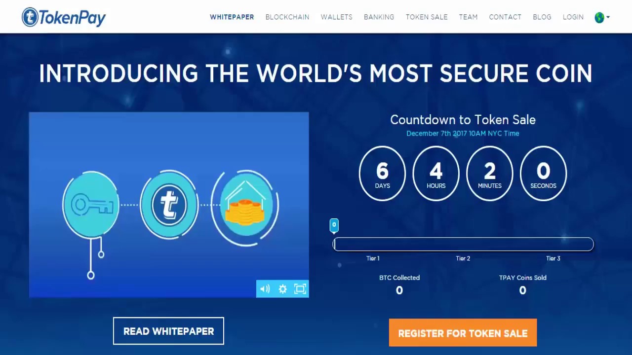 TOKENPAY  PLATFORM SECURITY BLOCKCHAIN YOUR COIN
