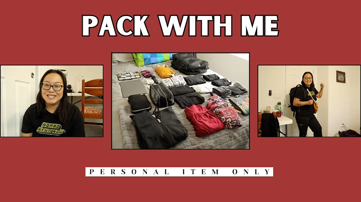 PACK WITH ME ✈️ (Personal Item Only) | Minimalist Packing | Travel Essentials & Tips