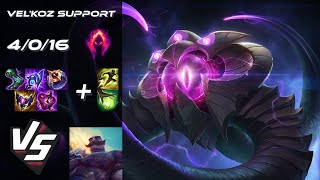 SUPPORT Vel'Koz vs Braum - NA Challenger Patch 26.10