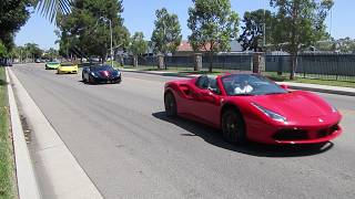 Ferrari 488 Pista, F430, 488, 812, Lamborghini Aventador SuperVeloce