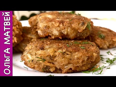 Видео рецепт Постные котлеты из капусты (сочные и вкусные)