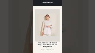 Anti‑Radiation Maternity Top – 5G EMF Shield for Pregnancy | The Faraday Bag #Shorts
