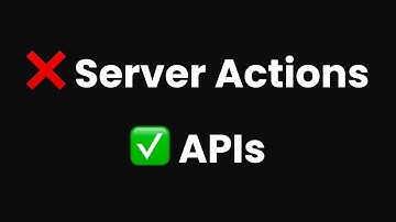 When to use APIs over Server Actions in Next.js