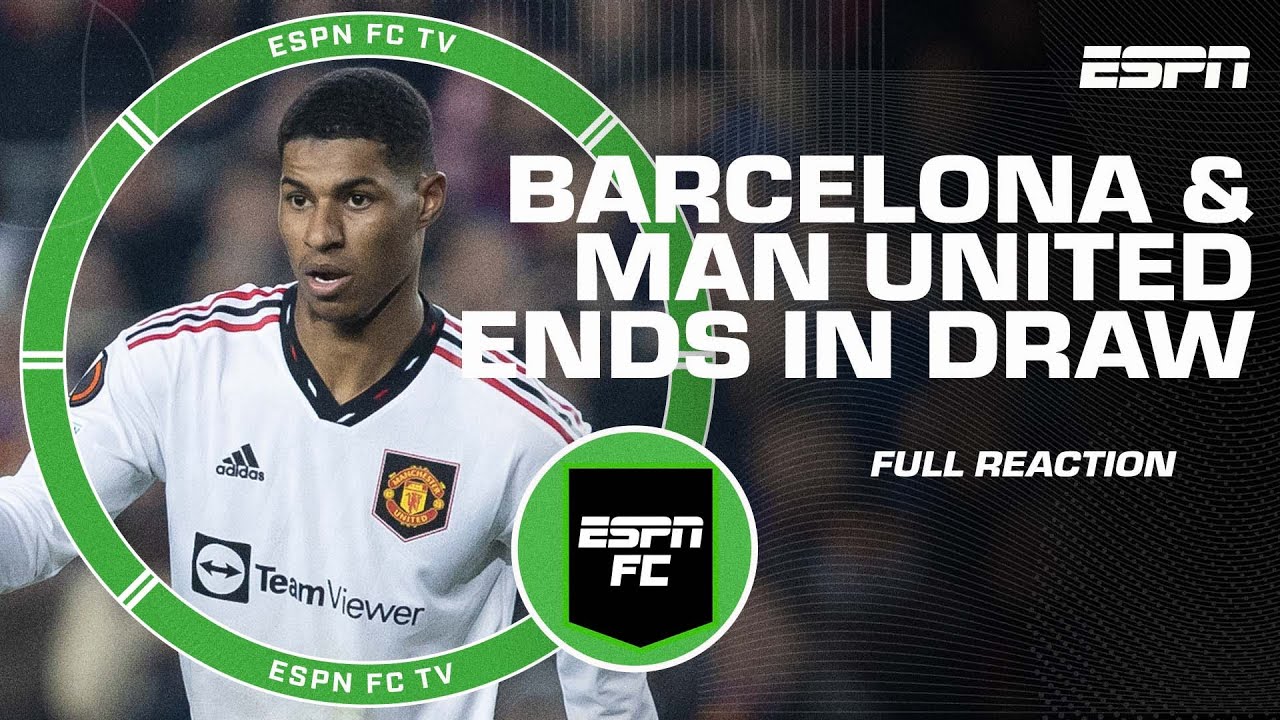 FULL REACTION to draw between Barcelona and Manchester United in