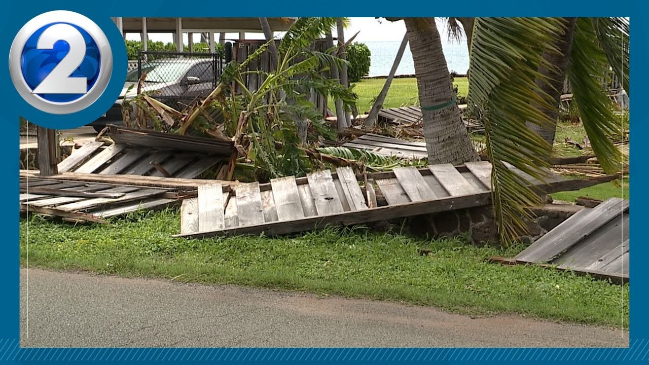 ‘We were blown away’: Powerful winds leave widespread damage in Makaha
