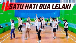 SATU HATI DUA LELAKI || SENAM KREASI || TIKTOK VIRAL || CHOREO ZIN ASRUL