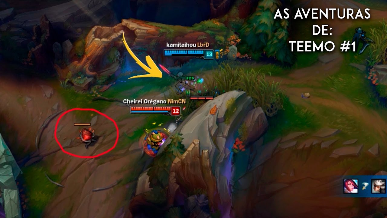 AS AVENTURAS DE : TEEMO #1 - LEAGUE OF LEGENDS