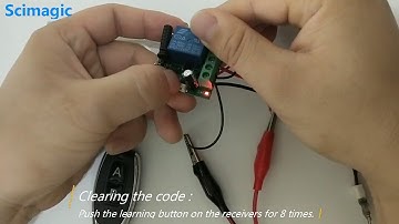 Scimagic SMG-801 1CH 12 DC receiver 433.92mhz