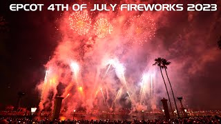 EPCOT 4th of July Fireworks 2023 - Heartbeat of Freedom Show in 4K | Walt Disney World Florida