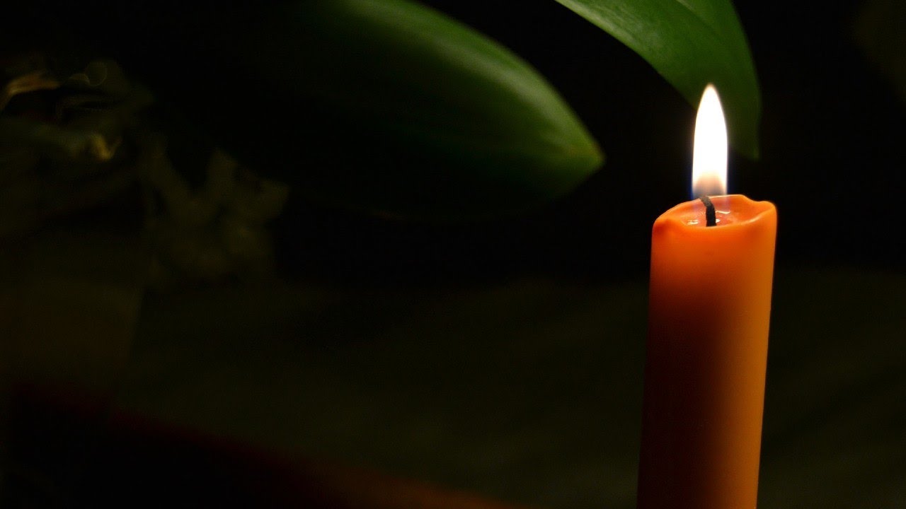 Orange Candle Meditation Music Candle Flame Meditation for