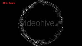 Water Circle Stream 01 Stock Footage
