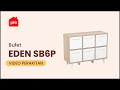Ref:qsFHM5xGFQA Tutorial perakitan pira metropolis - eden sb6p meja tv / bufet / kabinet / sideboard
